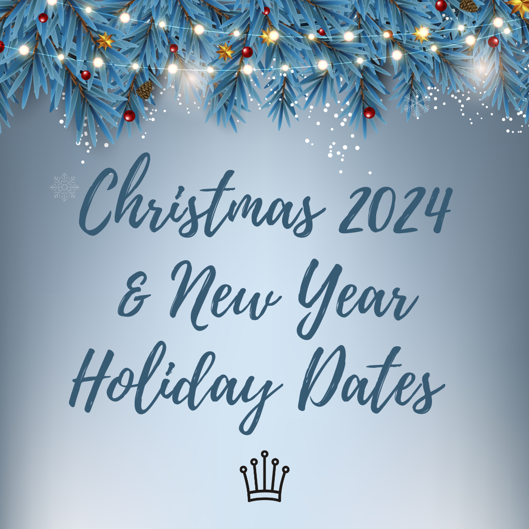 Christmas 2024 & New Year Holiday Closure Dates