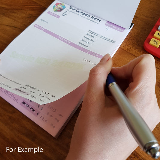 Personalised & Printed Carbonless NCR Order Books
