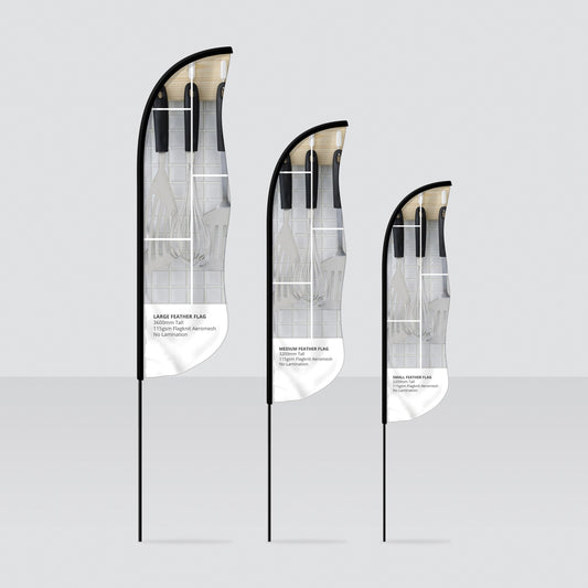 Flags, Flags, Flags - Promotional Feather Flags Printed