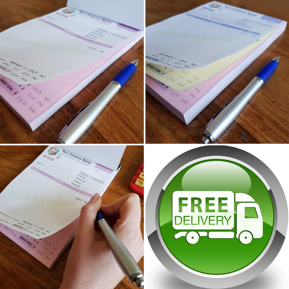 Invoices, Receipts, Job Work Sheets, Transfer Forms etc.