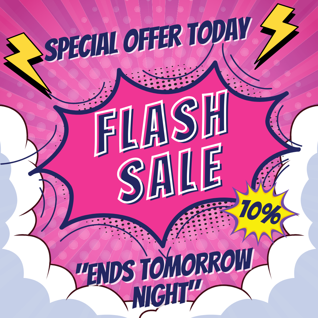 Flash Sale 🔥 10% OFF 🔥 everything today and tomorrow only