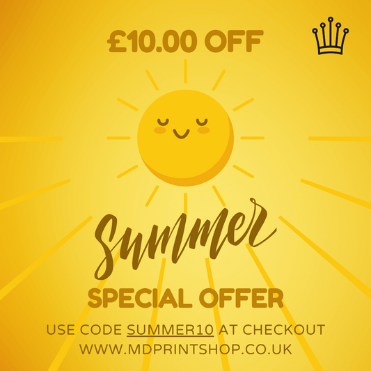 ☀️ £10.00 OFF SUMMER SPECIAL OFFER!