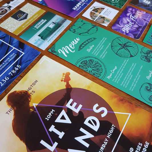 Touch & Feel Printed Samples - Call 0191 289 4755 for an Appointment