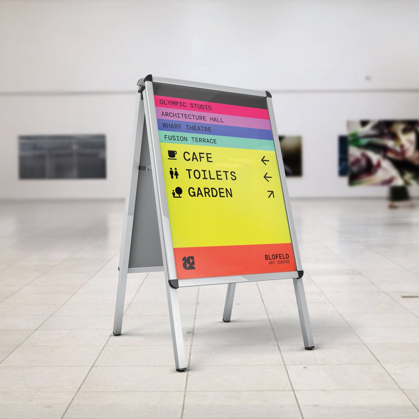 A-Frame Pavement Signs