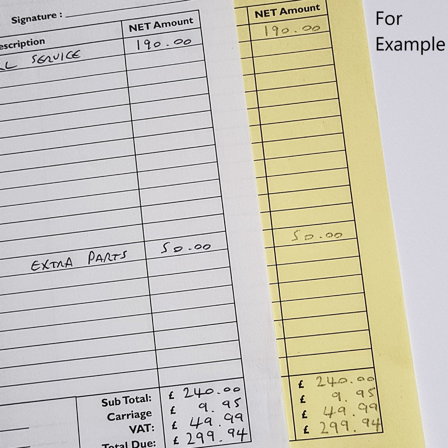 A6 Duplicate NCR Books