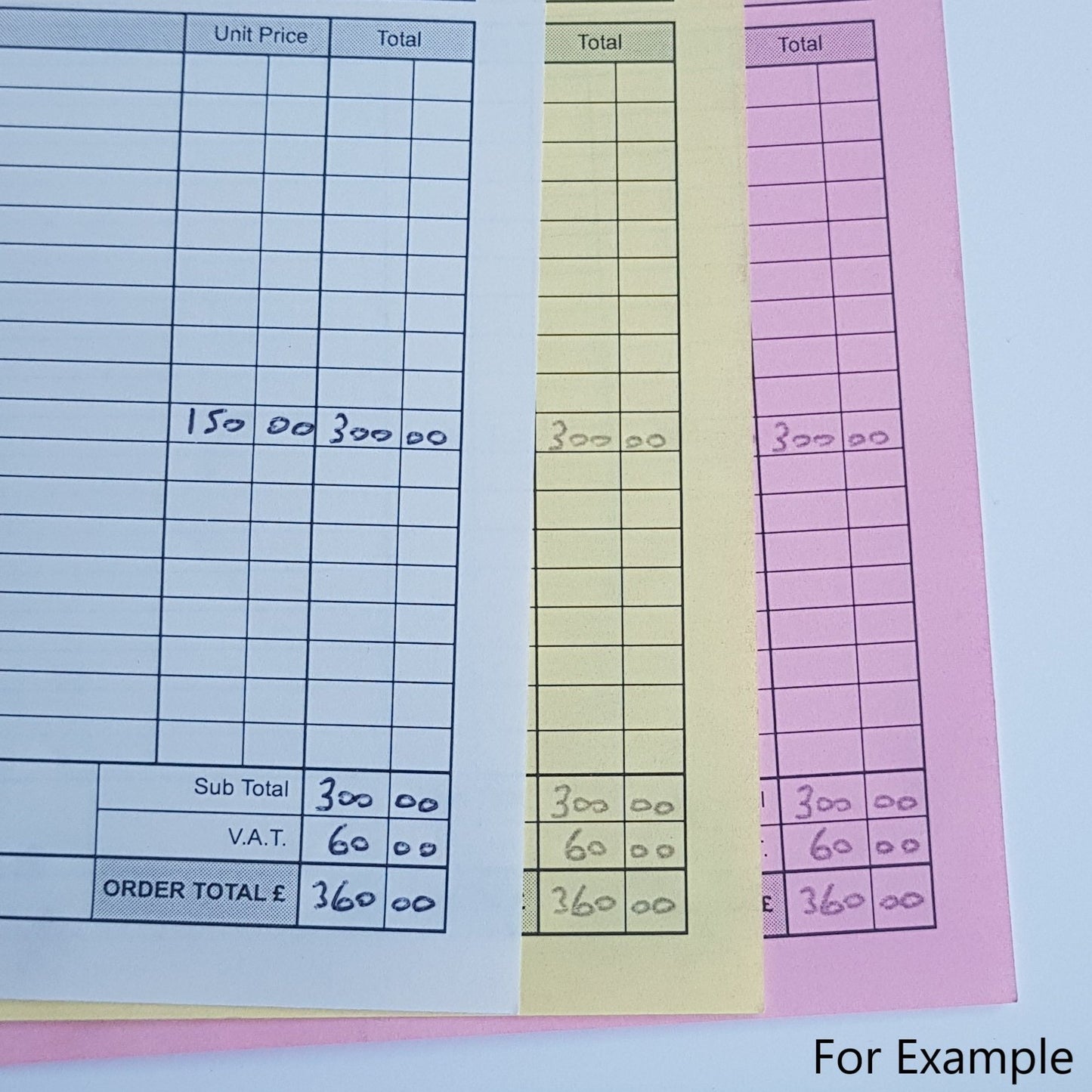 A4 Triplicate NCR Pads