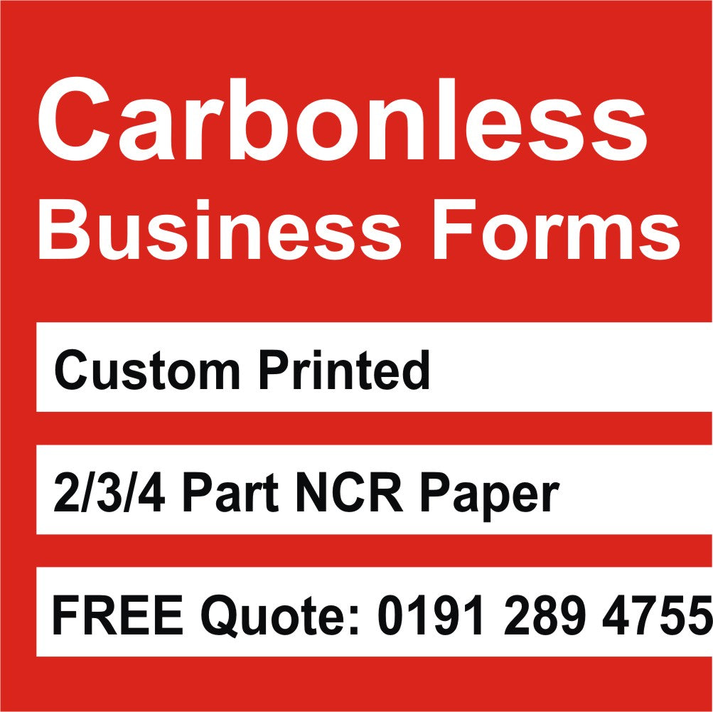 Permit to Work NCR Forms Custom Printed to Order in the UK
