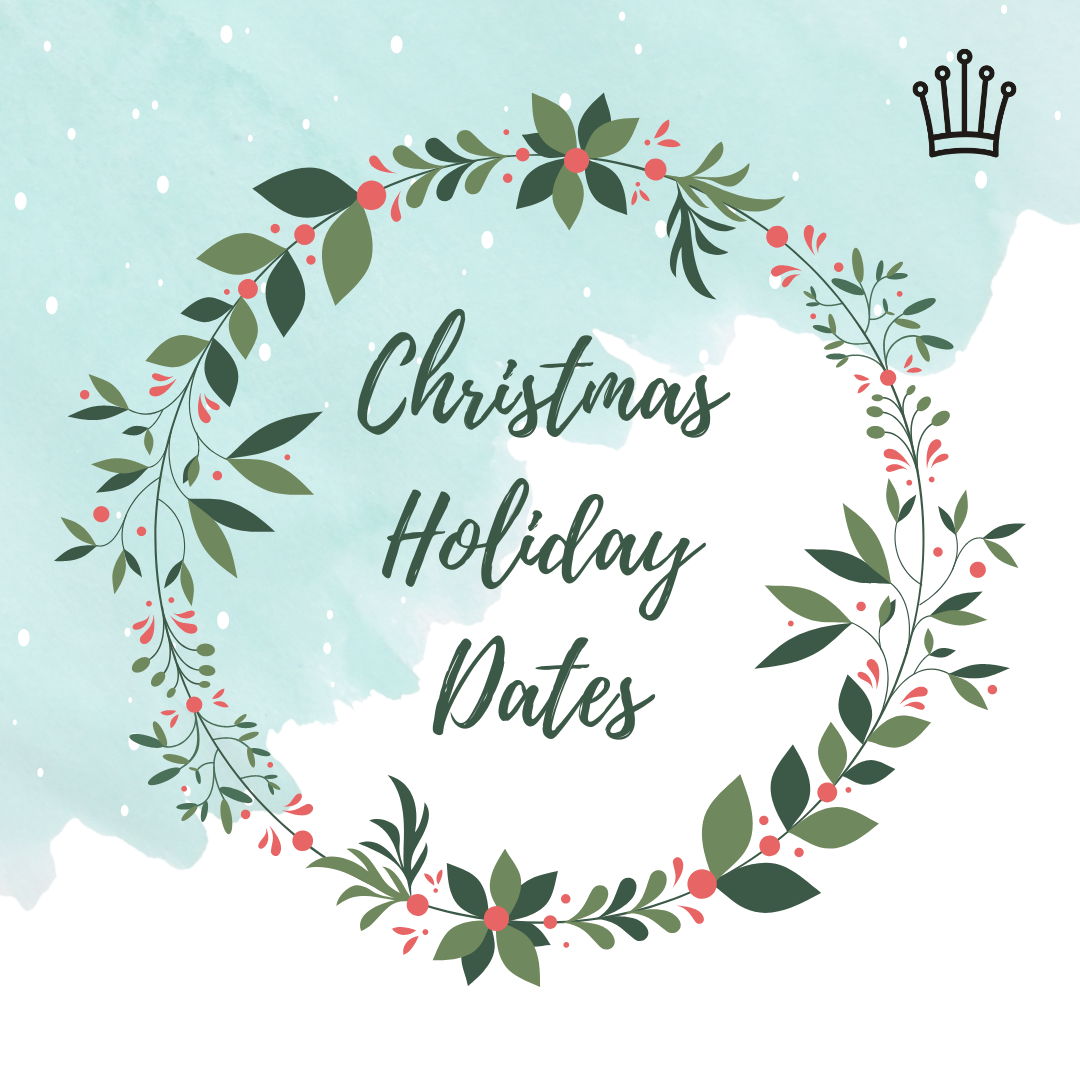 Christmas Holiday Dates