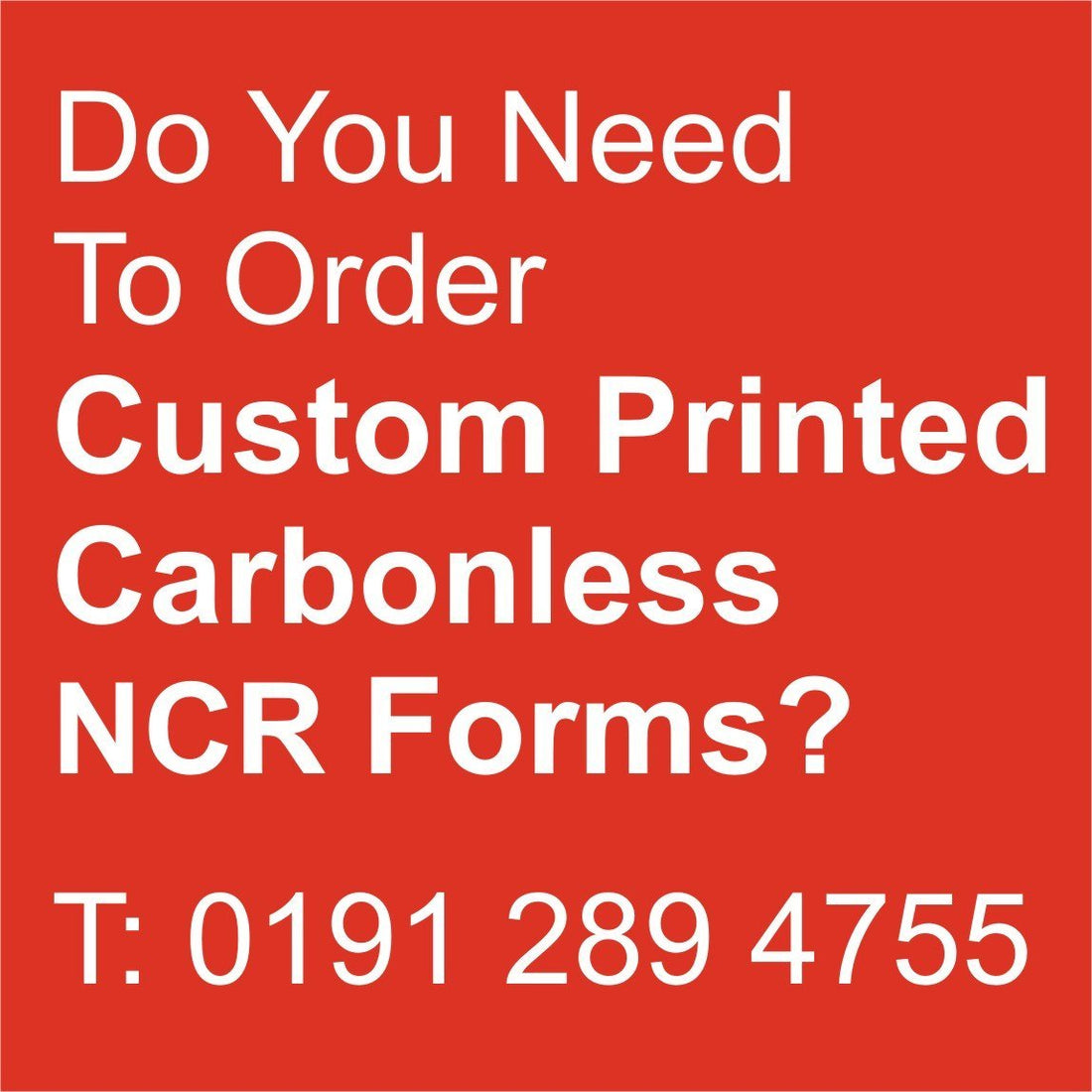NCR Printing Special Offer - Spend £99.00+ & Get £20.20 OFF!