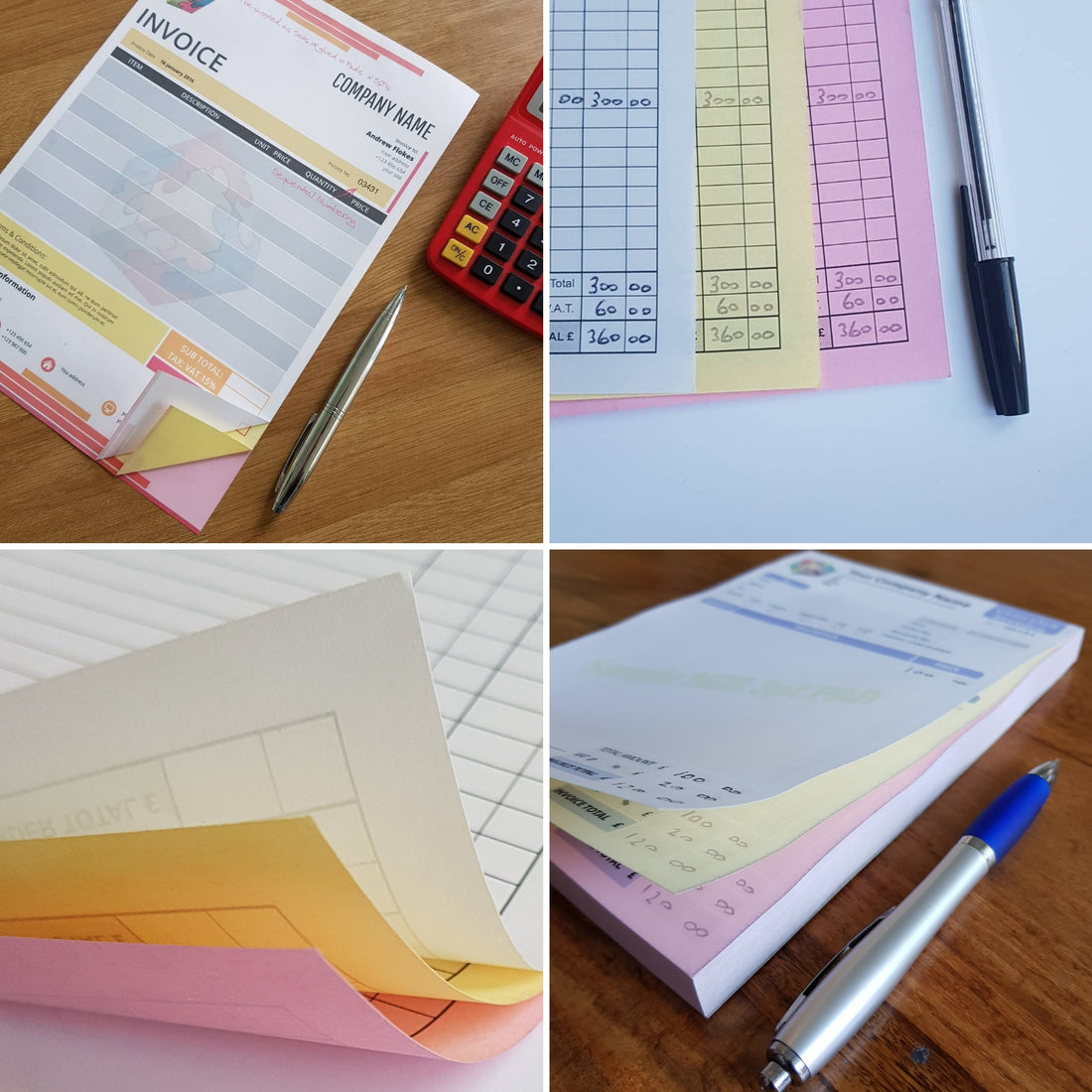 Personalised Plant Defect Report Pads & Worksheet NCR Books Printed