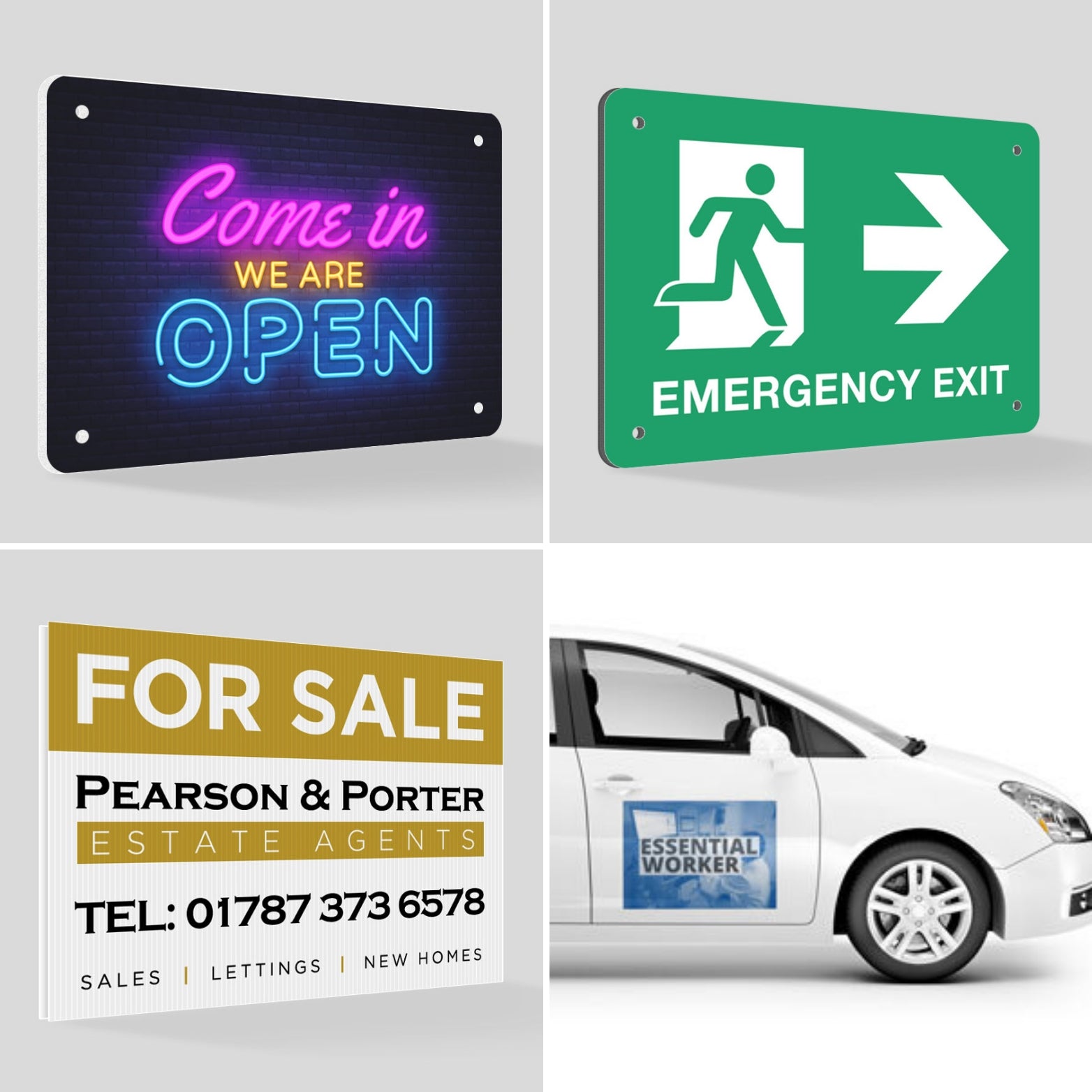 Signs Custom Printed to Order - Expert Sign Printing. – MD Print Shop