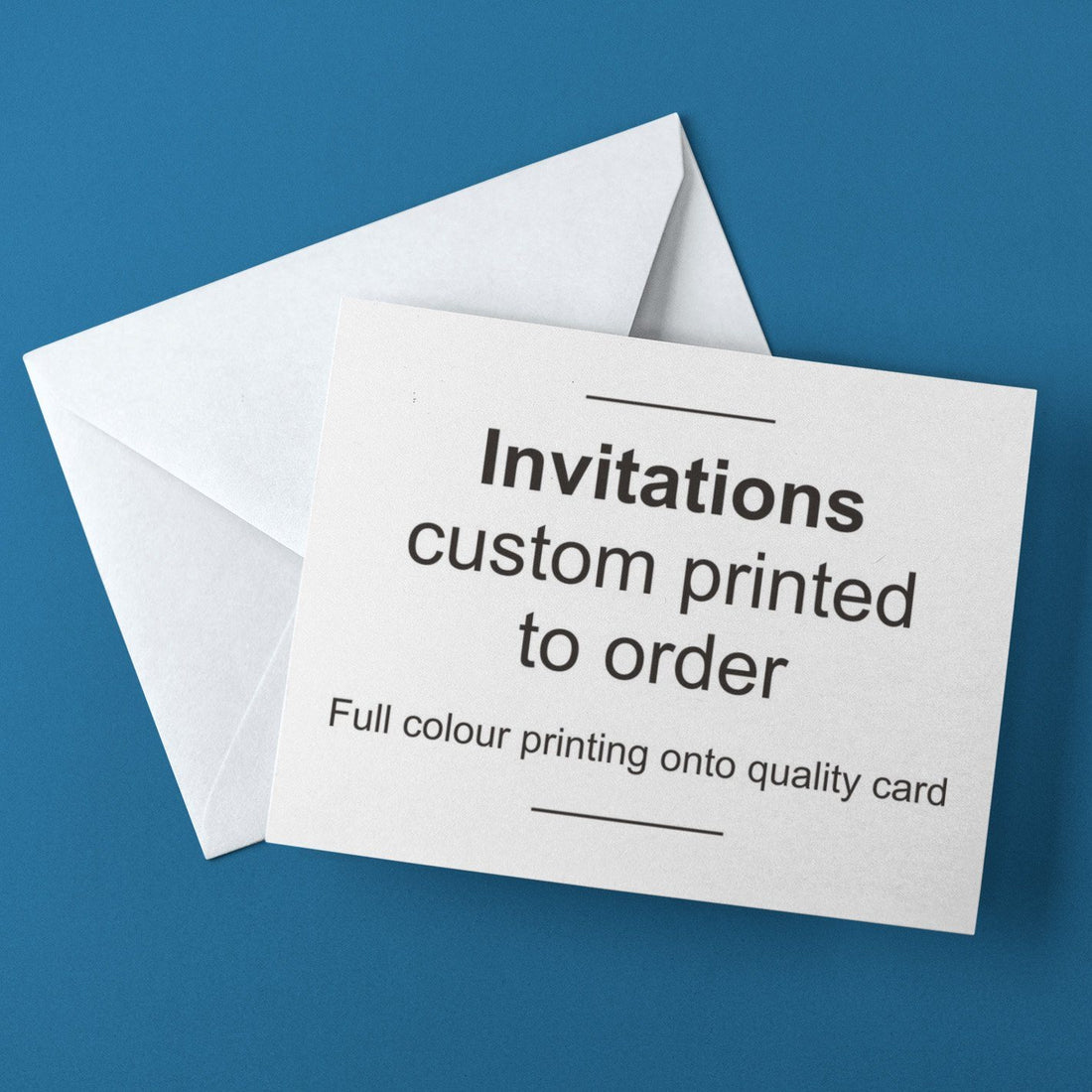 Invitations - Custom Printed