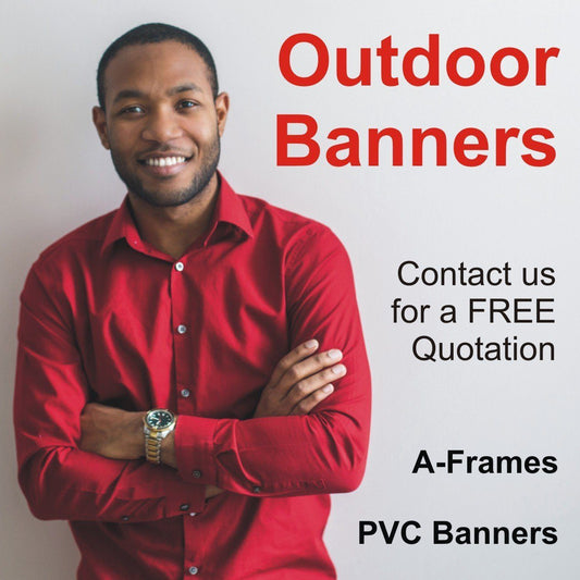 Did you Know? We Print PVC Banners & A-Frames