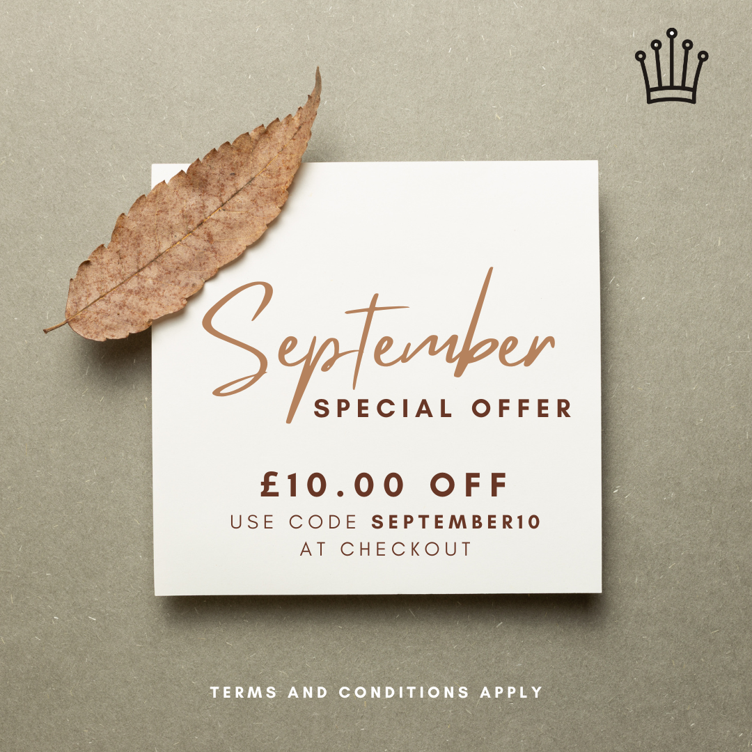 🍂 September Special Offer – £10.00 OFF Custom Printing!