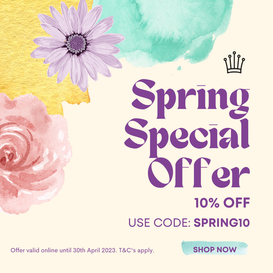 10% OFF Spring Special Offer 🌻