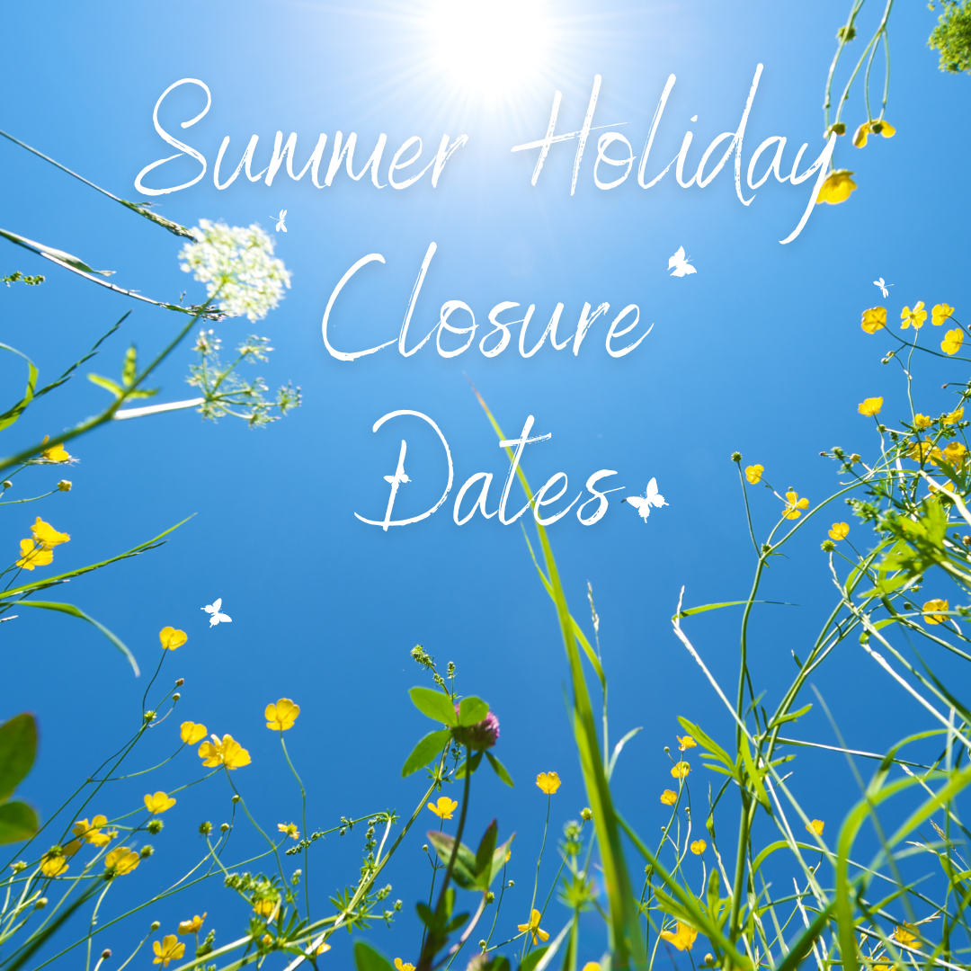 Summer Holiday Closure Information