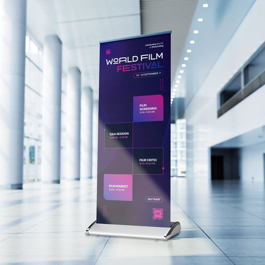 Roller Banners - Perfect for Social Distancing! Made by MD Print Shop