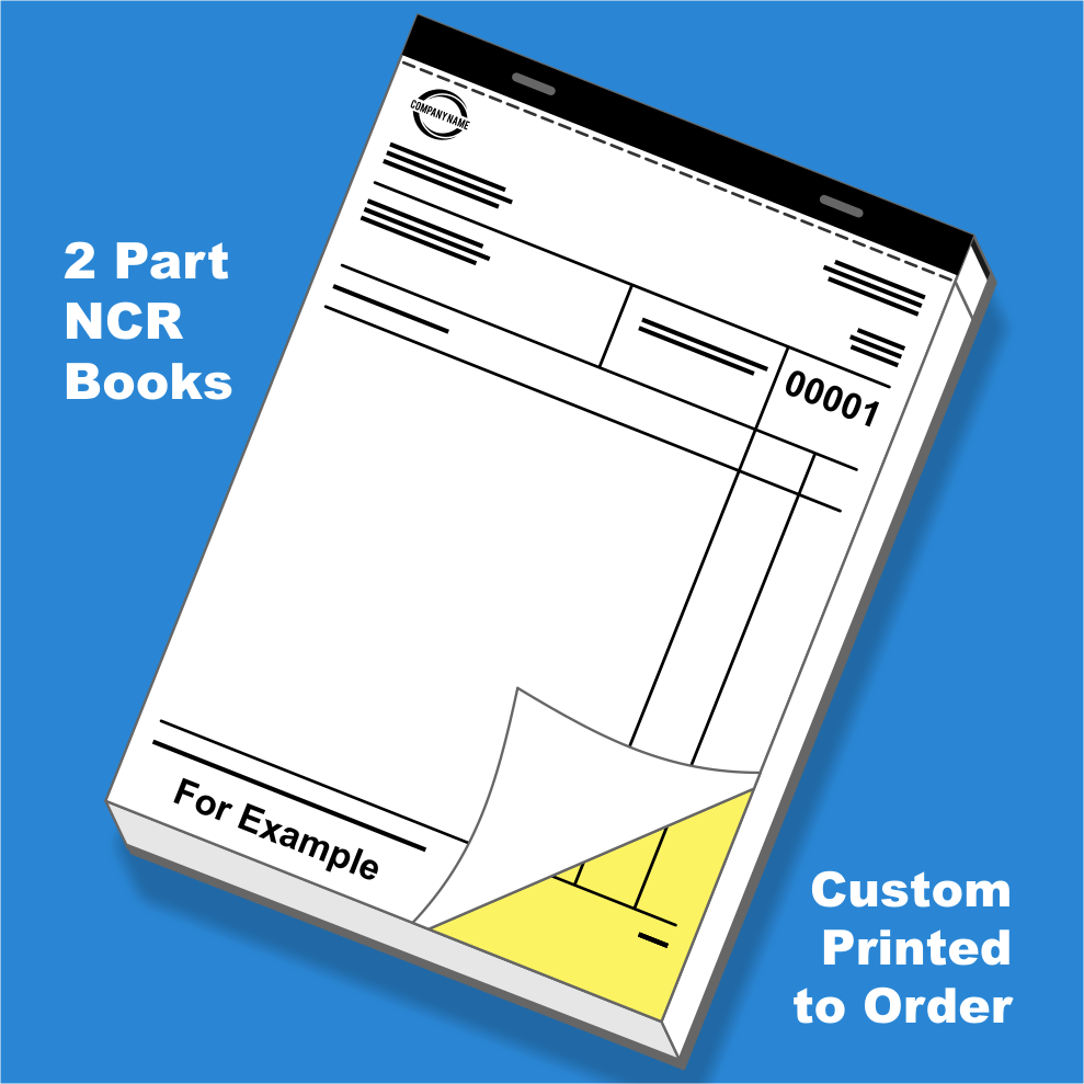 Duplicate (2 Part) NCR Books – MD Print Shop