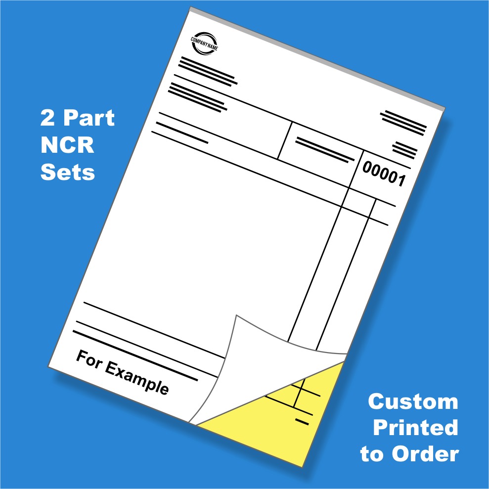 Duplicate (2 Part) NCR Sets