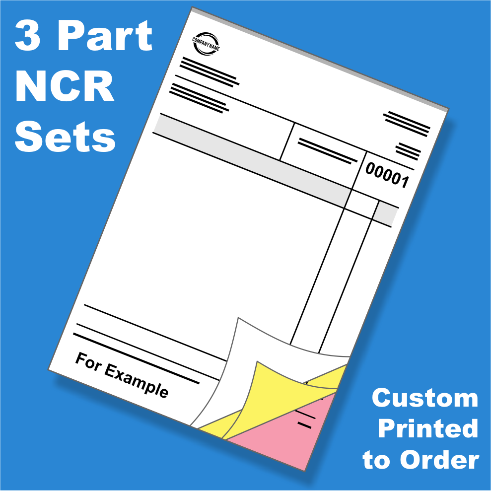 A4 Triplicate NCR Sets – MD Print Shop