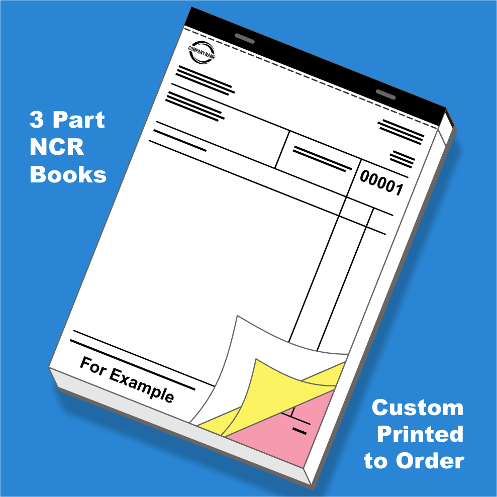 Triplicate (3 Part) NCR Books – MD Print Shop