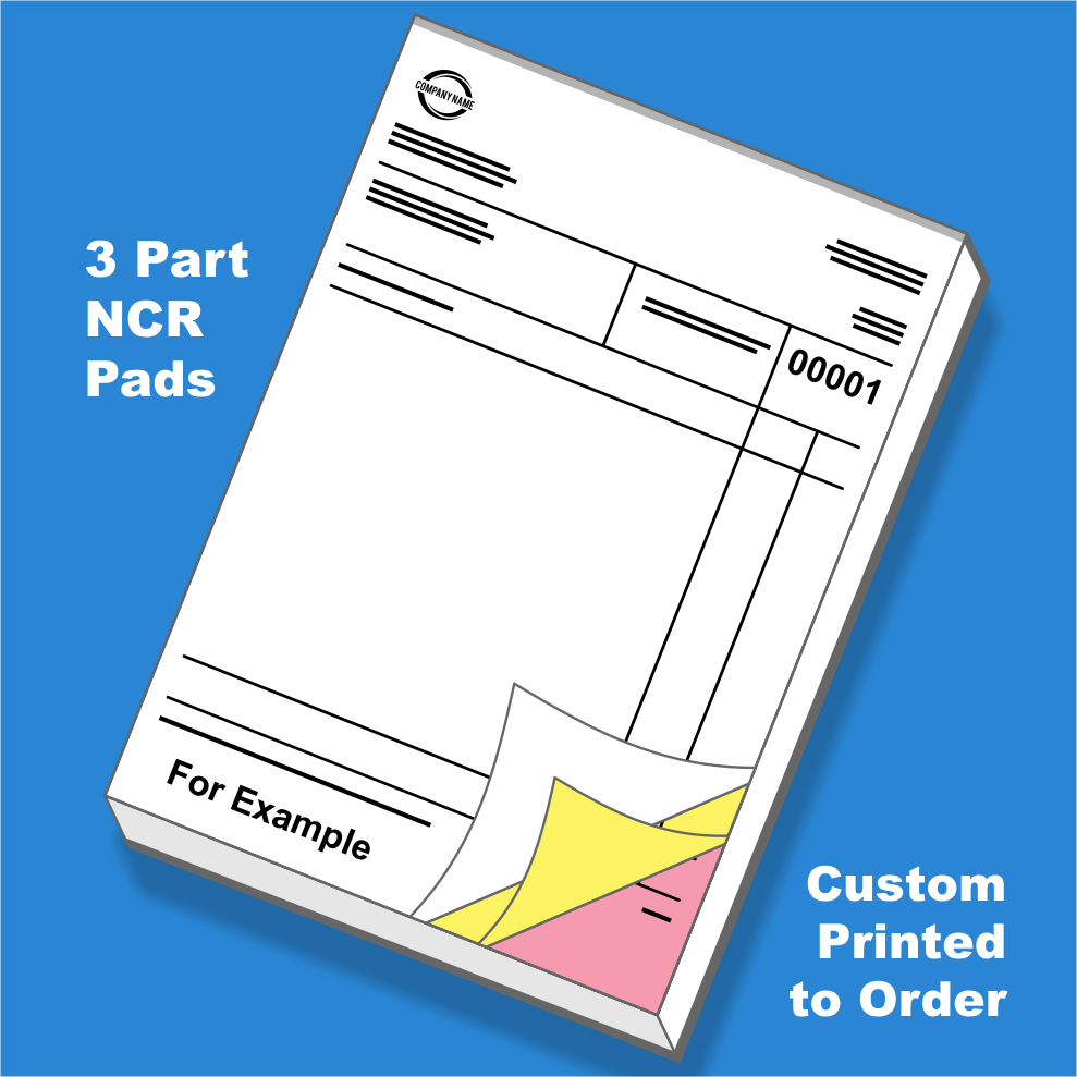 Triplicate (3 Part) NCR Pads