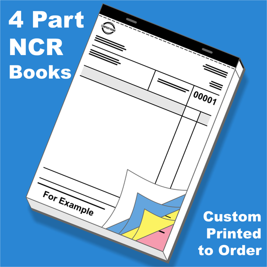 A6 Quadruplicate NCR Books