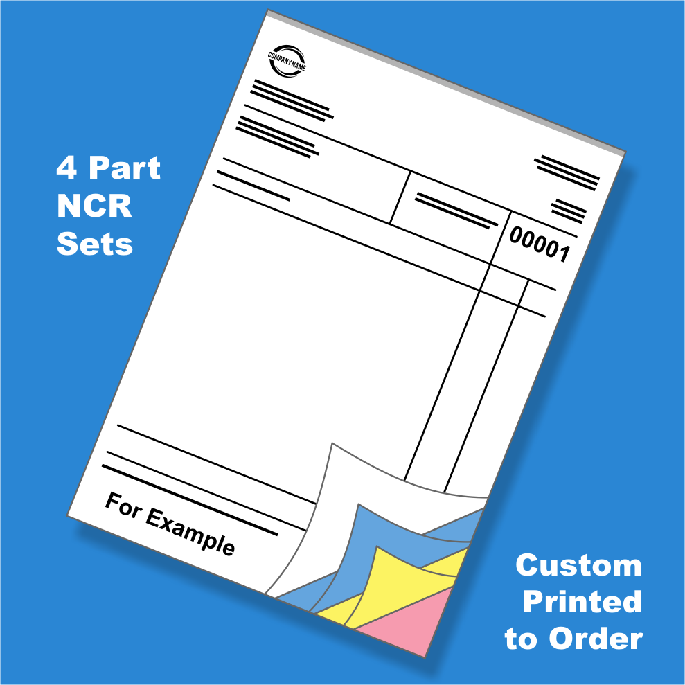 Quadruplicate (4 Part) NCR Sets