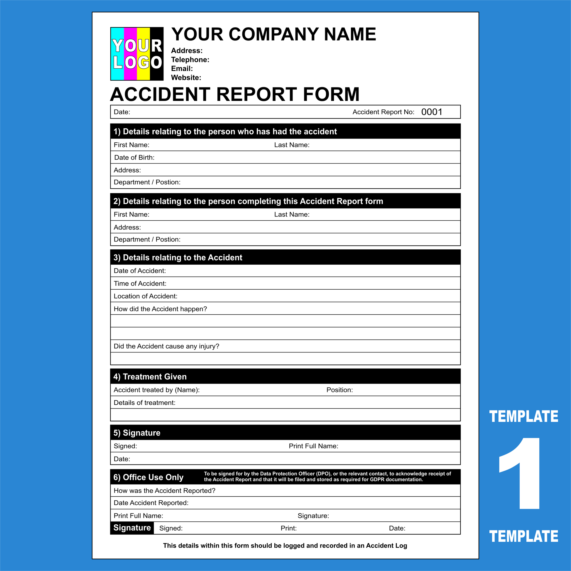Accident Report Forms NCR Pads Custom Printing (FREE Templates) accident-report-forms-ncr-pads-custom-printing-free-templates