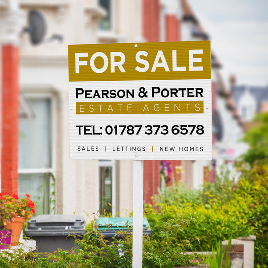 Correx® for sale sign for estate agents
