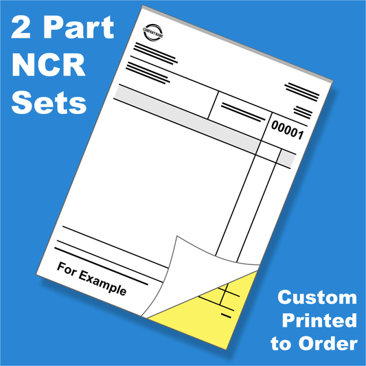 Duplicate (2 Part) NCR Sets