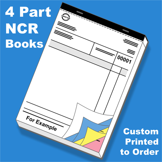 Quadruplicate (4 Part) NCR Books
