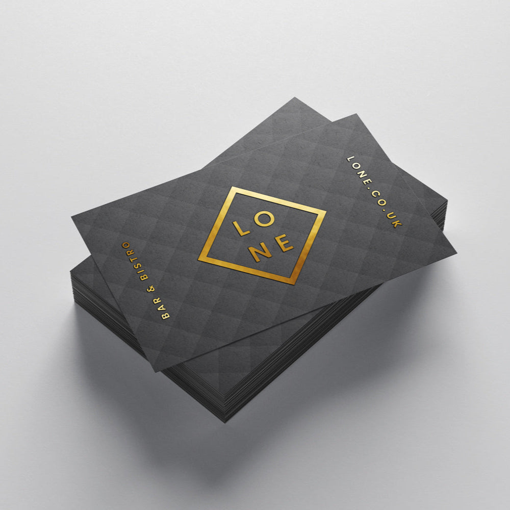 Business Cards Gold Foil