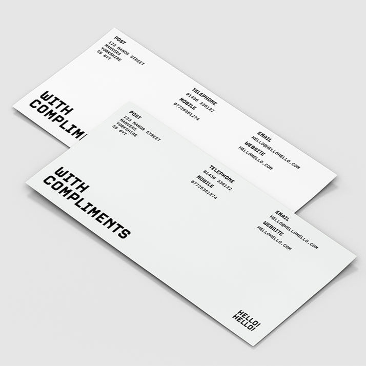 Compliment Slips