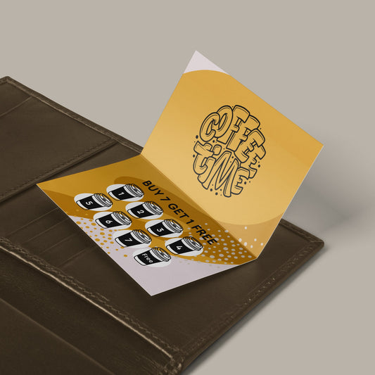 Folded Business Cards