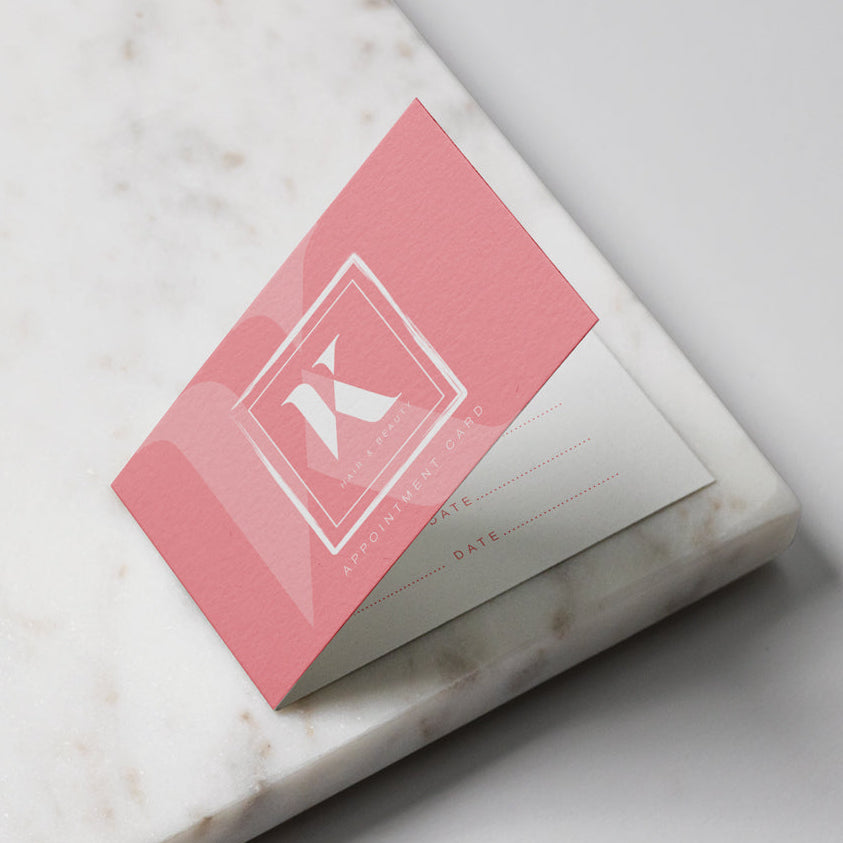 Folded Business Cards