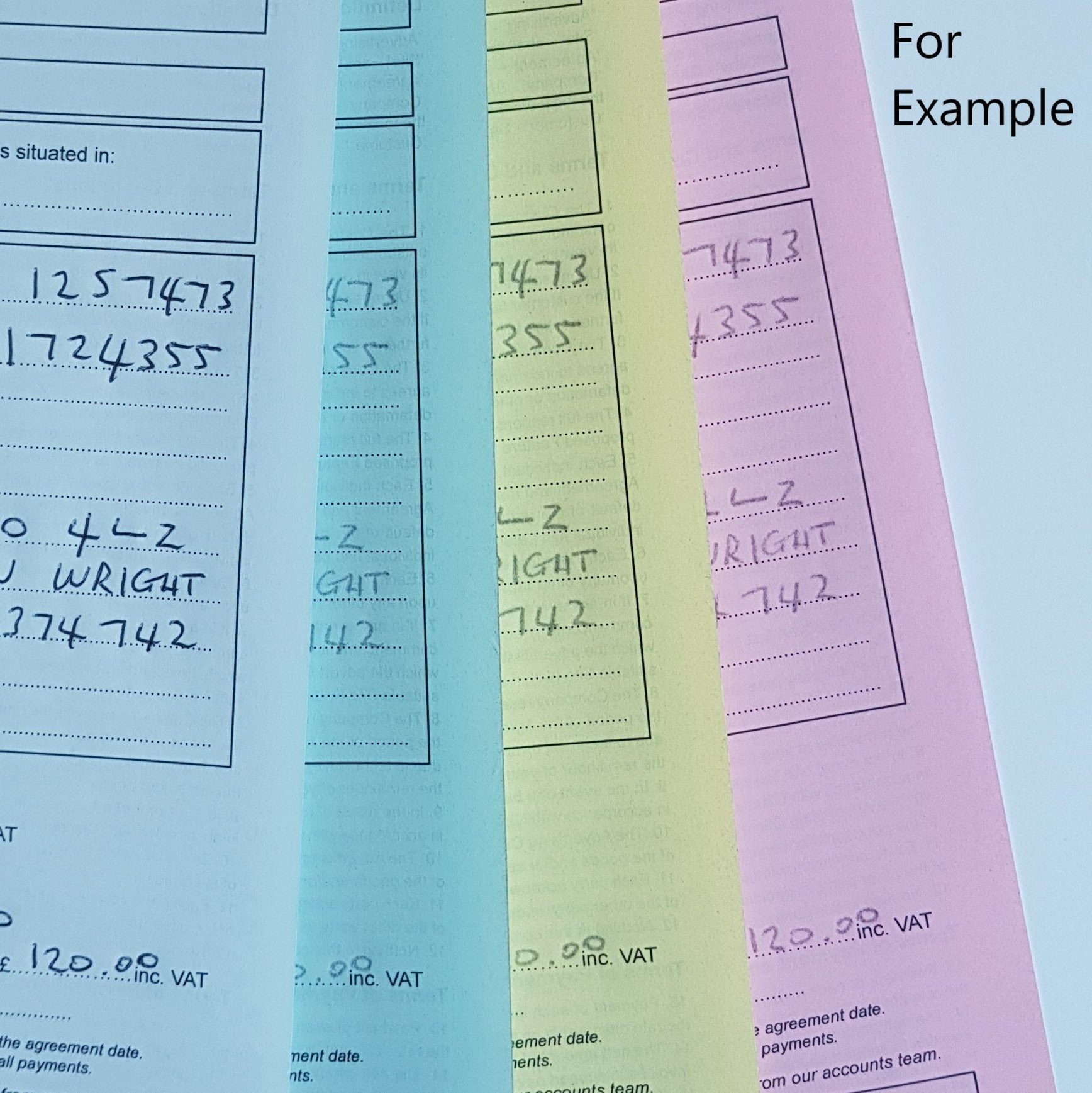 A6 Quadruplicate NCR Pads