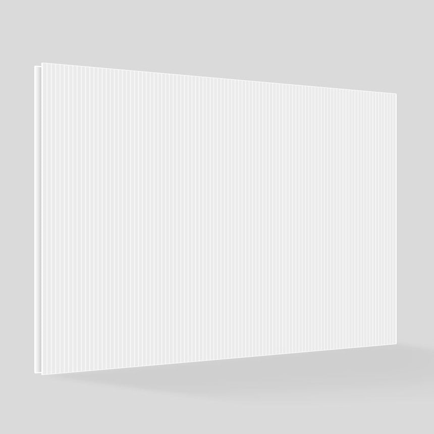 Correx® board no graphics white board sample