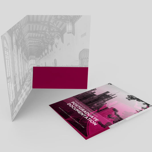 Glued Presentation Folders with design on both sides 